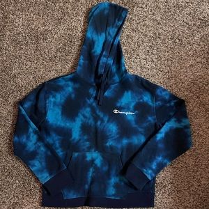 Tiedye champion hoodie 💙